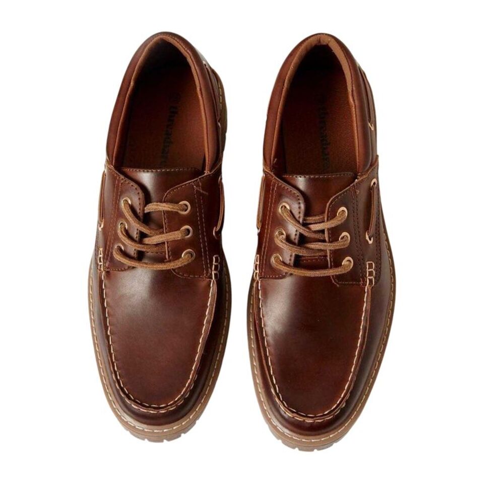 Threadbare Mens Loafers / Brown - Picture 3 of 3